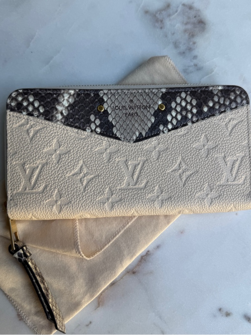 Louis Vuitton Python Empreinte Zippy Wallet - Picture 3 of 15